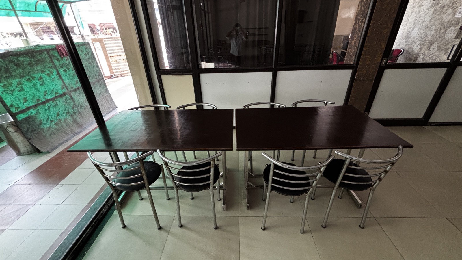 Spacious student mess and dining hall at Maya Residency Rajiv Gandhi Nagar boys hostel